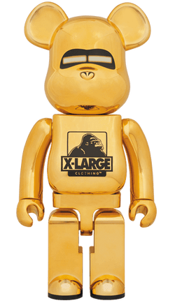 BE@RBRICK 1000% XLARGE(R) HAJIME SORAYAMA GOLD Ver. Rare Medicom Bearbrick - Big Big World