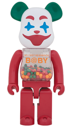 Medicom 1000% Bearbrick ~ My First Baby Be@rbrick Jester Version Joker