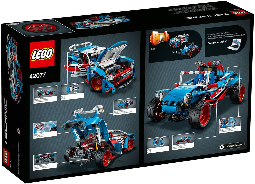 LEGO 42077 Rally Car 229.99 Brand LEGO New Technic Theme Technic at Big Big World