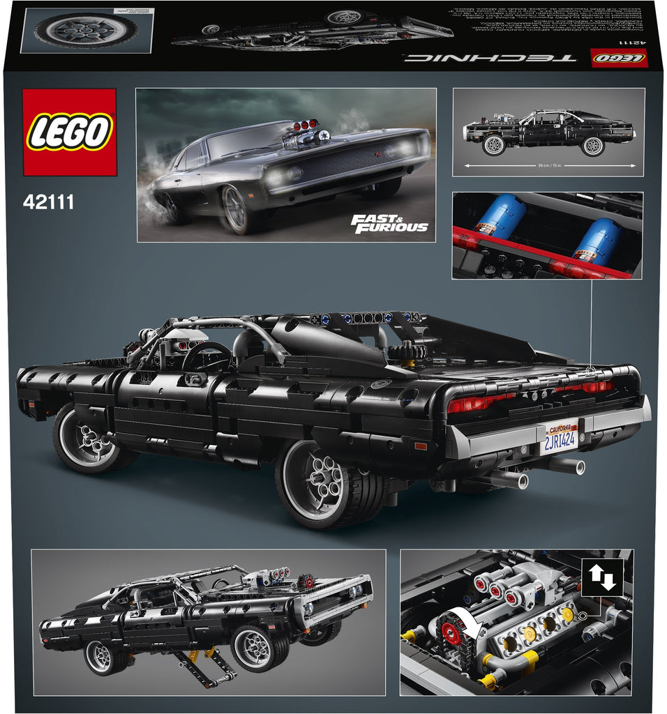 Lego technic dodge dom's charger dominic toretto discount 42111