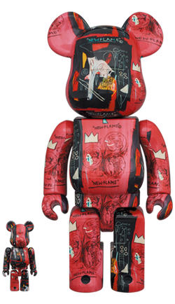 MEDICOM TOY BE@RBRICK Andy Warhol x JEAN-MICHEL BASQUIAT #1 100% & 400% Bearbrick【Pre Order】