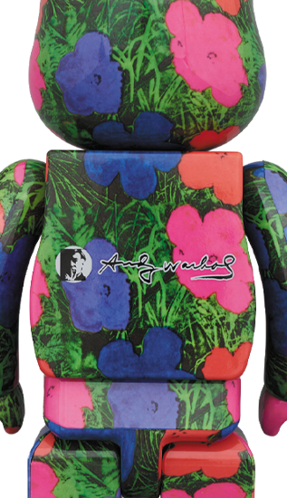 MEDICOM TOY BE@RBRICK ANDY WARHOL “Flowers” 1000% Bearbrick
