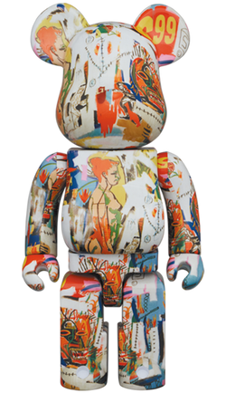 MEDICOM TOY BE@RBRICK Andy Warhol × JEAN-MICHEL BASQUIAT #4 1000% Bearbrick【Pre-Order】