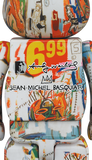 MEDICOM TOY BE@RBRICK Andy Warhol × JEAN-MICHEL BASQUIAT #4 1000% Bearbrick【Pre-Order】