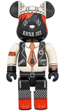 MEDICOM TOY BE@RBRICK ANNA SUI RED & BEIGE 1000% Bearbrick