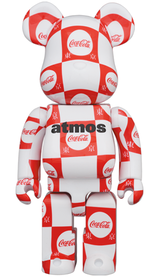 MEDICOM TOY BE@RBRICK atmos x Coca-Cola Tokyo 100% & 400