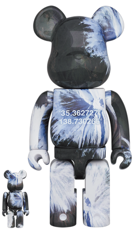 MEDICOM TOY BE@RBRICK Benjamin Grant "OVERVIEW" FUJI 100% & 400% Bearbrick