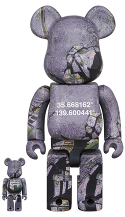MEDICOM TOY BE@RBRICK Benjamin Grant "OVERVIEW" Tokyo 100% & 400% Bearbrick【Pre-Order】