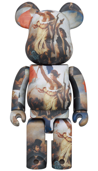 MEDICOM TOY BE@RBRICK Eugene Delacroix 