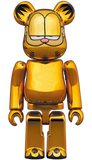 MEDICOM TOY BE@RBRICK GARFIELD GOLD CHROME Ver. 100% & 400% Bearbrick