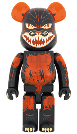 MEDICOM TOY BE@RBRICK Godzilla VS Destroyer version Godzilla (Meltdown: Clear Orange Ver.)1000% Bearbrick