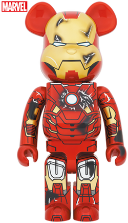 MEDICOM TOY BE@RBRICK IRON MAN MARK VII DAMAGE Ver. 400% Bearbrick【Pre-Order】