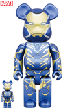MEDICOM TOY BEARBRICK IRON MAN RESCUE SUIT 100% & 400% BE@RBRICK