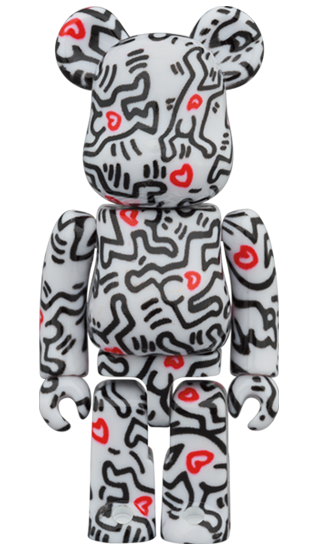 MEDICOM TOY BE@RBRICK Keith Haring #8 100% u0026 400% Bearbrick $259.99 Be@ rBrick