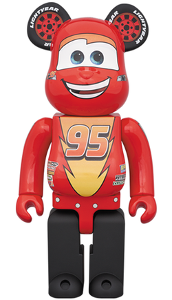 MEDICOM TOY BE@RBRICK LIGHTNING McQUEEN 1000% Bearbrick【Pre-Order】