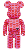 MEDICOM TOY BE@RBRICK Pink Heart 100% & 400% Bearbrick【Pre-Order】