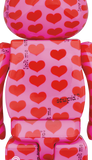 MEDICOM TOY BE@RBRICK Pink Heart 100% & 400% Bearbrick【Pre-Order】