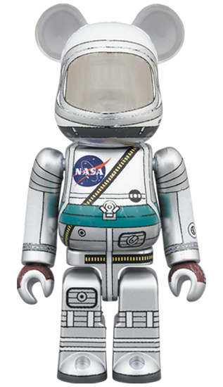 MEDICOM TOY BE@RBRICK Project Mercury Astronaut 100% & 400％ Bearbrick