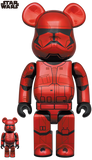MEDICOM TOY BE@RBRICK Sith Trooper(TM) CHROME Ver 100% & 400% Bearbrick