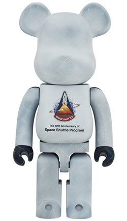 MEDICOM TOY BE@RBRICK Space Shuttle 1000% Bearbrick