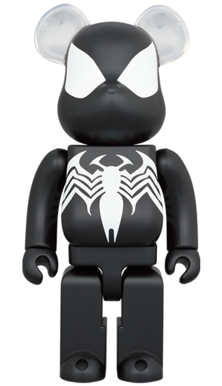 MEDICOM TOY BE@RBRICK SPIDER MAN Black Costume 100% & 400