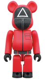 MEDICOM TOY BE@RBRICK Squid Game Guard Triangle △ 100% & 400% Bearbrick【Pre-Order】