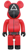 MEDICOM TOY BE@RBRICK Squid Game Guard Triangle △ 100% & 400% Bearbrick【Pre-Order】
