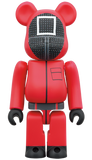 MEDICOM TOY BE@RBRICK Squid Game Guard Square □ 100% & 400% Bearbrick【Pre-Order】