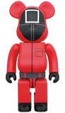 MEDICOM TOY BE@RBRICK Squid Game Guard Square □ 100% & 400% Bearbrick【Pre-Order】