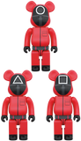 MEDICOM TOY BE@RBRICK Squid Game Guard Triangle △ 1000% Bearbrick【Pre-Order】