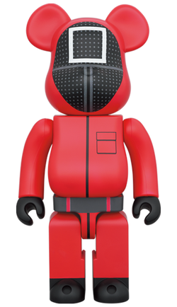MEDICOM TOY BE@RBRICK Squid Game Guard Square □ 1000% Bearbrick【Pre-Order】