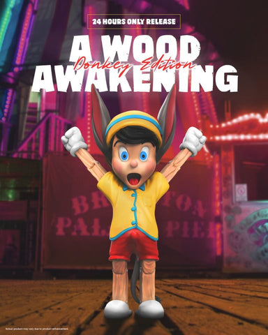 Mighty Jaxx A Wood Awakening Donkey Edition 25cm Designer Vinyl Figure