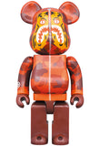 MEDICOM TOY BEARBRICK Red Camo Tiger Bape 100% & 400% BE@RBRICK