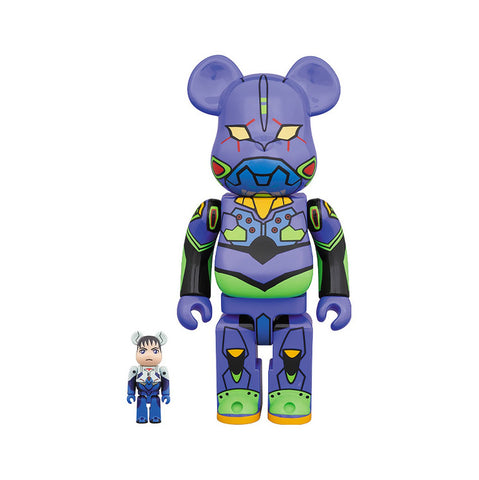 MEDICOM TOY BE@RBRICK EVANGELION 400% + 100% BEARBRICK