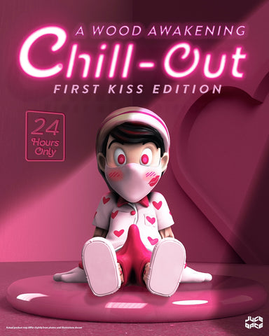 Mighty Jaxx A Wood Awakening Chill-Out (First Kiss Edition) 20cm Designer Vinyl Figure