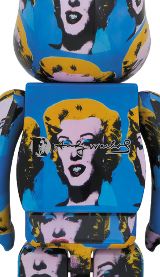 MEDICOM BE@RBRICK Andy Warhol's Marilyn Monroe 1000% Bearbrick