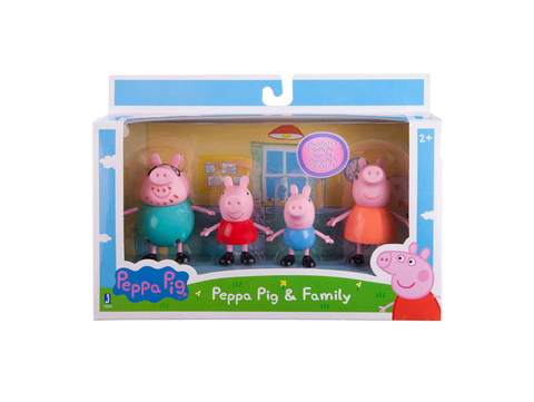 Peppa Pig Family 4 Pack Big Big World