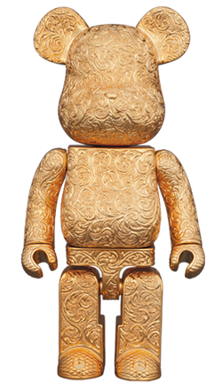 MEDICOM TOY BE@RBRICK Royal Selangor Arabesque Golden 400% Bearbrick【Pre-Order】