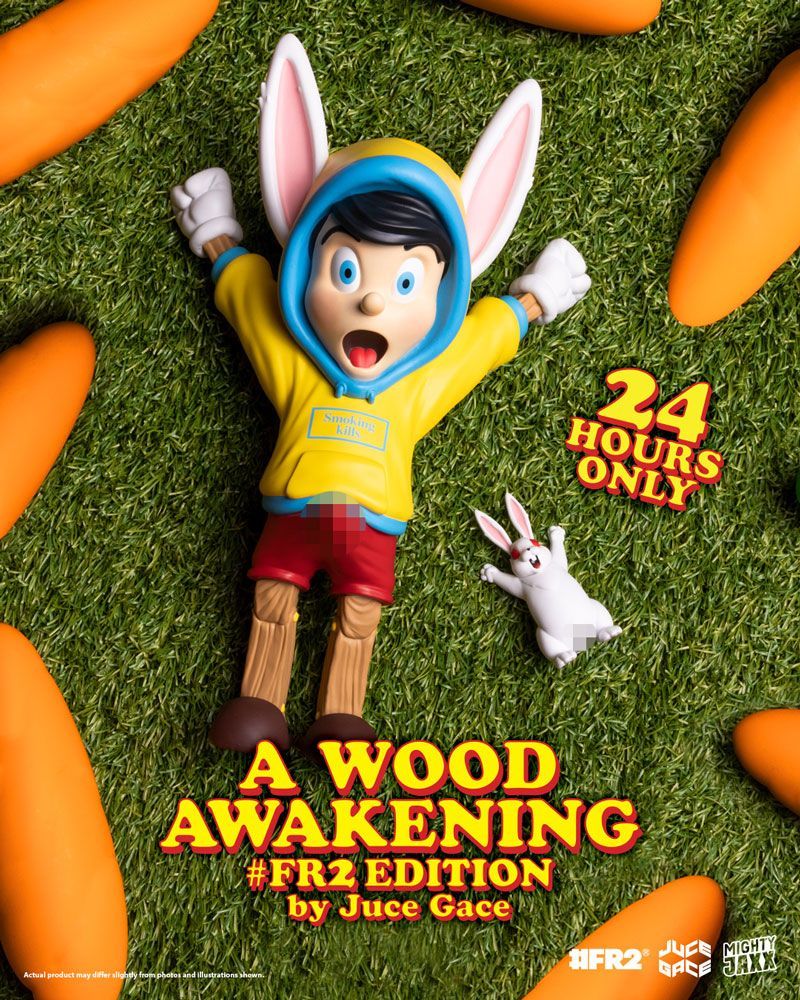 A Wood Awakening Pinocchio figure Mighty Jaxx A Wood Awakening Pinocchio figure Mighty Jaxx