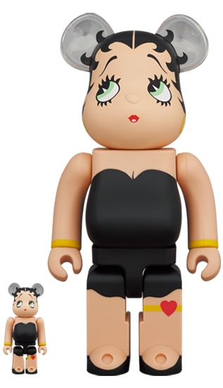 MEDICOM TOY BE@RBRICK Betty Boop (Black Version) 100