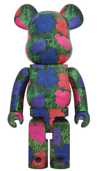 MEDICOM TOY BE@RBRICK ANDY WARHOL “Flowers” 1000% Bearbrick