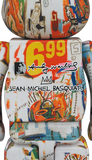 MEDICOM TOY BE@RBRICK Andy Warhol × JEAN-MICHEL BASQUIAT #4 400％ Bearbrick