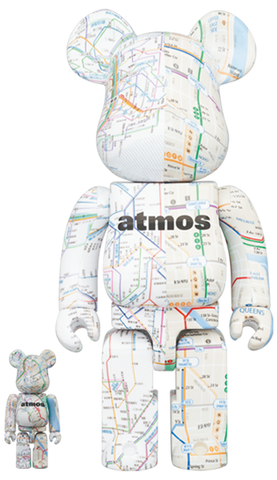 MEDICOM TOY BE@RBRICK atmos SUBWAY 100% & 400% Bearbrick $339.99 Be@rBrick, New, Theme_Be@rbrick 400% at Big Big World