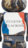 MEDICOM TOY BE@RBRICK Eugene Delacroix "Liberty Leading the People" 100% & 400% Bearbrick