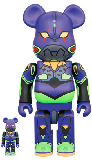その他 BE@RBRICK - Medicom Evangelion 100% &amp; 400% Be@rbrick Bearbrick Evangelion | eBay