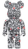MEDICOM TOY BE@RBRICK Keith Haring #8 100% & 400% Bearbrick