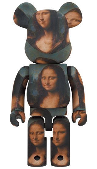MEDICOM TOY BE@RBRICK LEONARD DE VINCI Mona Lisa 1000% Bearbrick $1,999.99  Be@rBrick, New, Theme_Be@rbrick 1000% at Big Big World