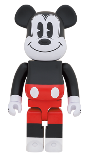 MEDICOM TOY BE@RBRICK Mickey Mouse (R&W 2020 Ver.) 1000% Bearbrick