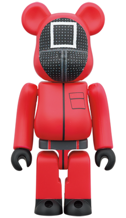 MEDICOM TOY BE@RBRICK Squid Game Guard Square □ 100% & 400% Bearbrick【Pre-Order】