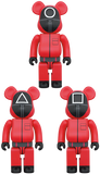 MEDICOM TOY BE@RBRICK Squid Game Guard Triangle △ 1000％ Bearbrick【Pre-Order】